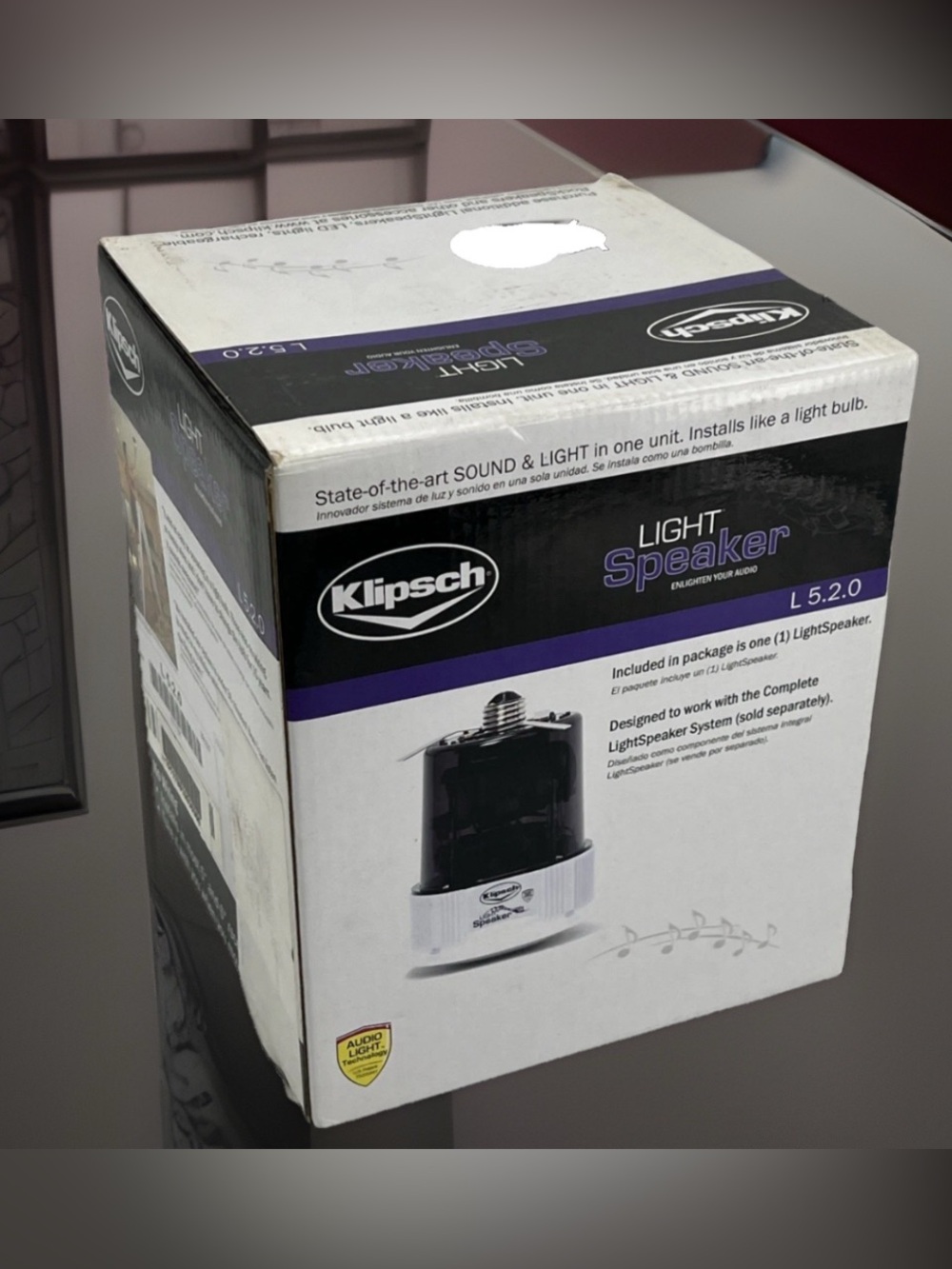 KLIPSCH LightSpeaker Wireless LED Light Speaker 5.2.0 NEW